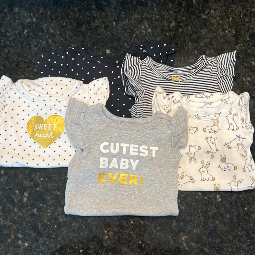 Carter’s Baby Girl 5-Piece Onesie Set